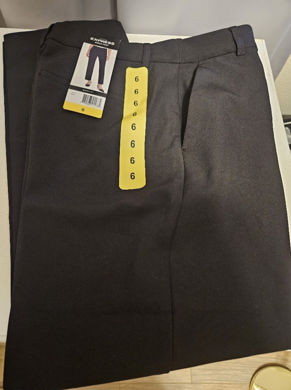 Express Black Cropped Pants